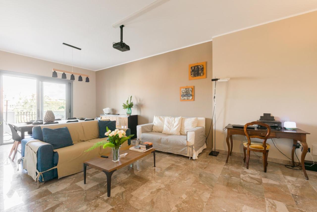 Attico Panoramico - Milazzo Centro Storico - 200 Mq Villa Luaran gambar